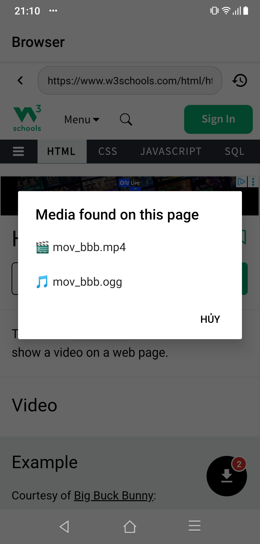 Detect video on any site