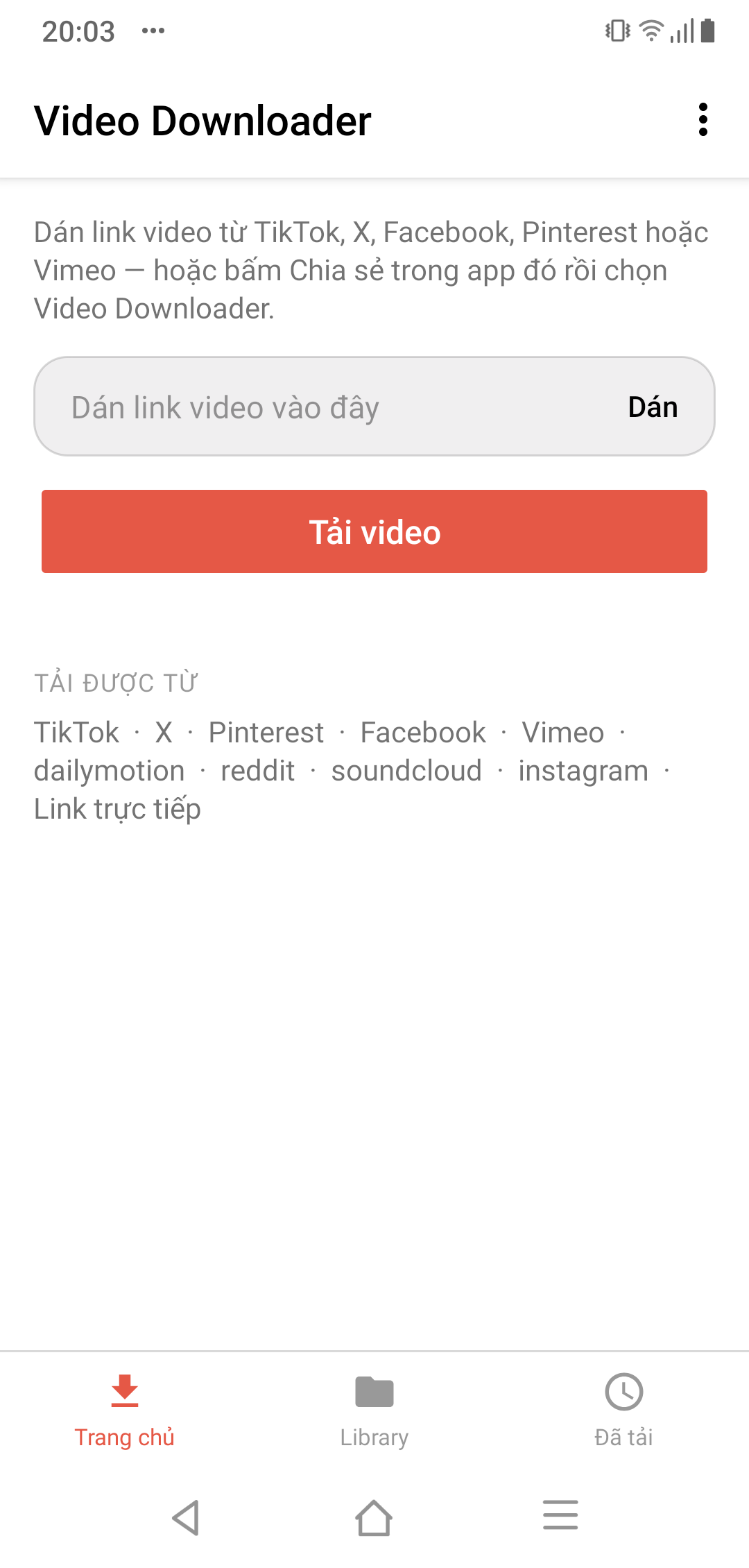 Paste a link to download